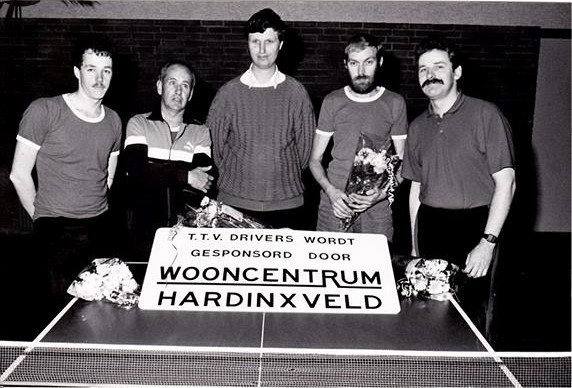 Sinds 1974 tafeltennis in Hardinxveld
