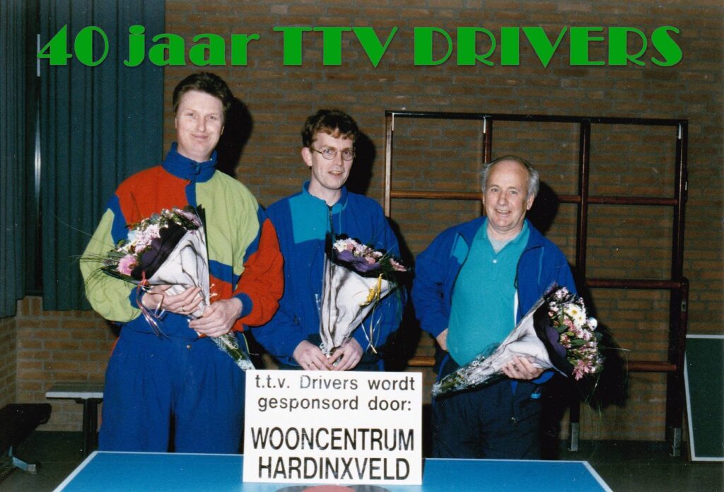Kampioensteam van TTV Drivers, oude teamfoto